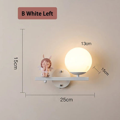 Cute Holding Rabbit Children's Room Wall Lamp - Hans Lumiere
