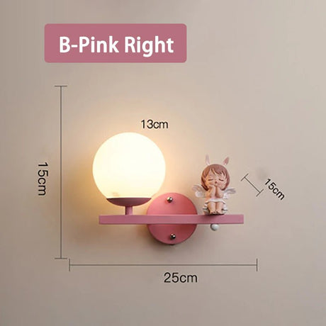 Cute Holding Rabbit Children's Room Wall Lamp - Hans Lumiere