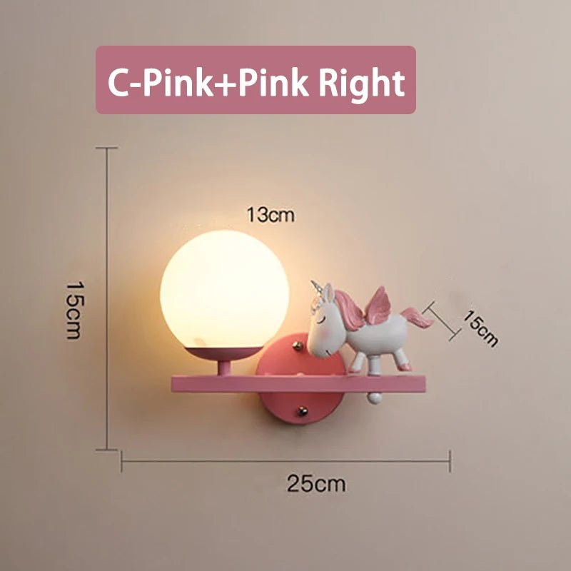 Cute Holding Rabbit Children's Room Wall Lamp - Hans Lumiere