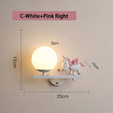 Cute Holding Rabbit Children's Room Wall Lamp - Hans Lumiere