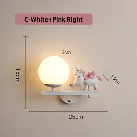 Cute Holding Rabbit Children's Room Wall Lamp - Hans Lumiere