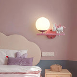 Cute Holding Rabbit Children's Room Wall Lamp - Hans Lumiere