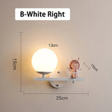 Cute Holding Rabbit Children's Room Wall Lamp - Hans Lumiere