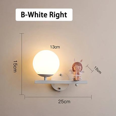 Cute Holding Rabbit Children's Room Wall Lamp - Hans Lumiere