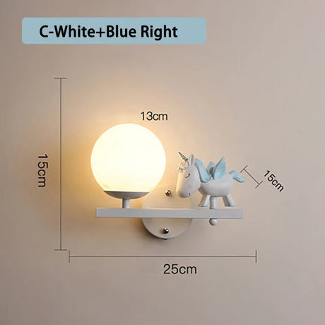 Cute Holding Rabbit Children's Room Wall Lamp - Hans Lumiere