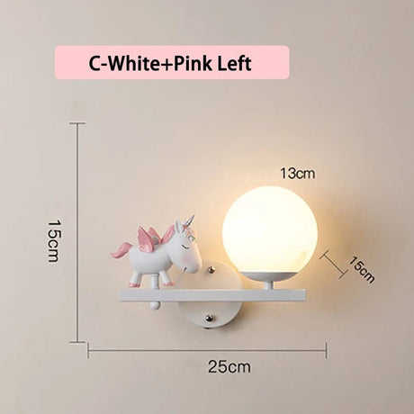 Cute Holding Rabbit Children's Room Wall Lamp - Hans Lumiere