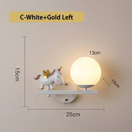 Cute Holding Rabbit Children's Room Wall Lamp - Hans Lumiere
