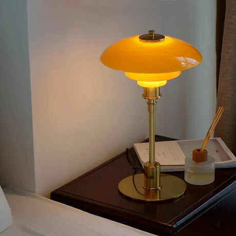 Danish Designers Nordic Glass Reading LED Table Lamp - Hans Lumiere
