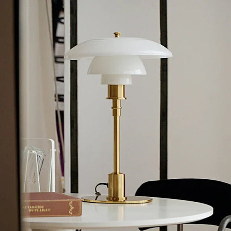 Danish Designers Nordic Glass Reading LED Table Lamp - Hans Lumiere