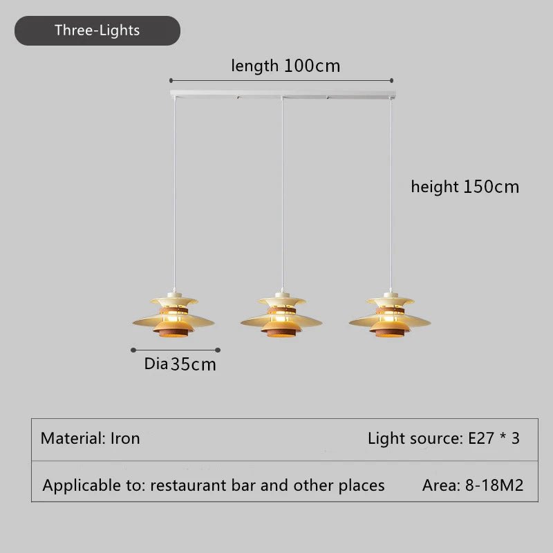 Danish Modern UFO Retro Pendant Light - Hans Lumiere
