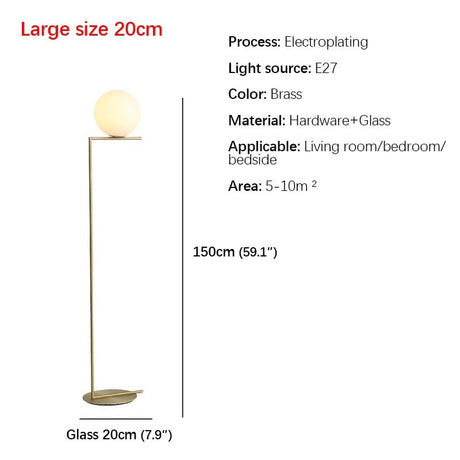 Decorative Standing Nordic Floor Lamp - Hans Lumiere