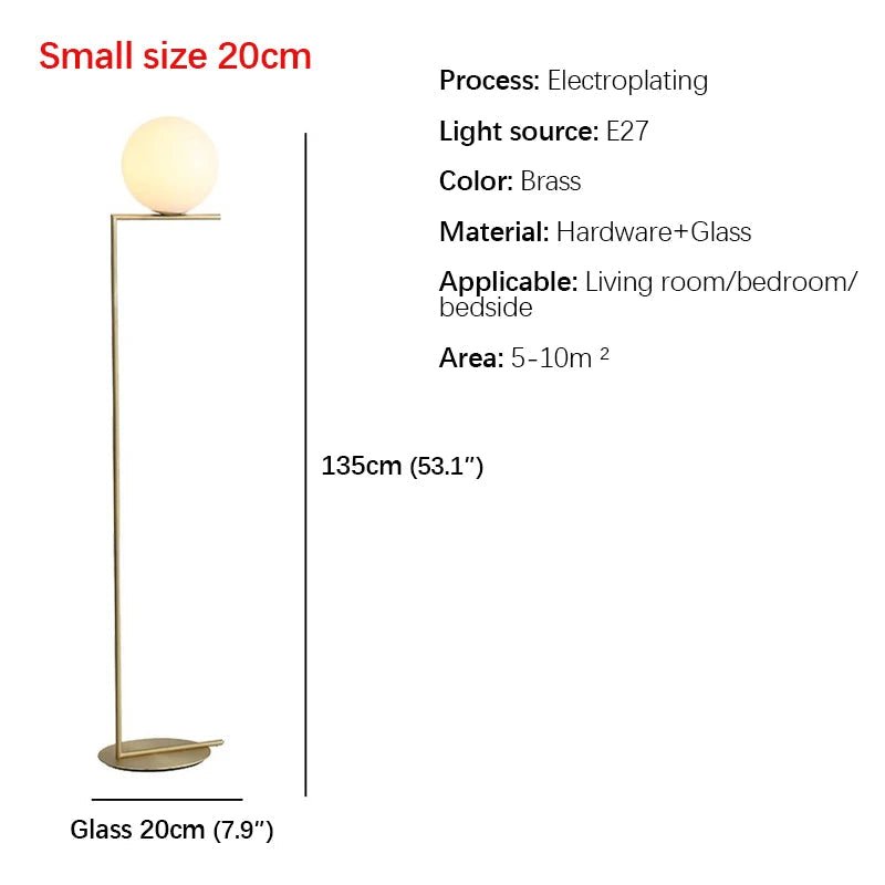Decorative Standing Nordic Floor Lamp - Hans Lumiere