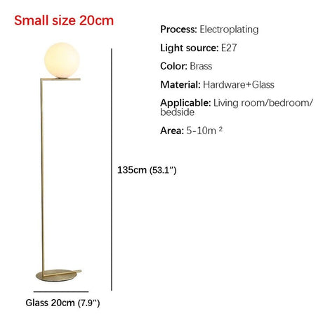 Decorative Standing Nordic Floor Lamp - Hans Lumiere