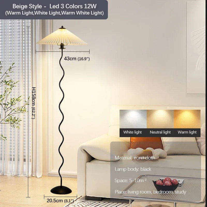 Decorative Standing Nordic LED Floor Lamp - Hans Lumiere