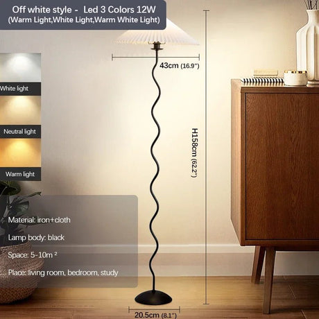 Decorative Standing Nordic LED Floor Lamp - Hans Lumiere