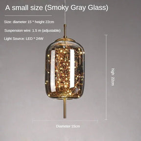 Deluxe Decorative Glass LED Chandelier - Hans Lumiere