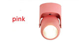Dimmable COB LED Surface-Mounted Downlight - 180° Rotating Ceiling Spotlight - Hans Lumiere
