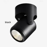 Dimmable COB LED Surface-Mounted Downlight - 180° Rotating Ceiling Spotlight - Hans Lumiere