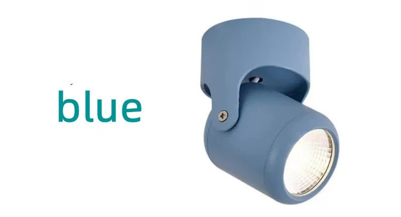 Dimmable COB LED Surface-Mounted Downlight - 180° Rotating Ceiling Spotlight - Hans Lumiere