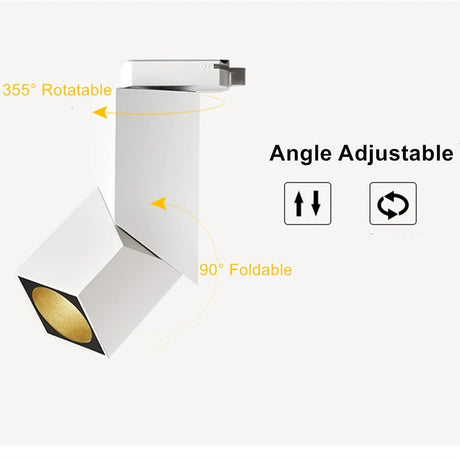 Dimmable COB LED Track Lights - Hans Lumiere