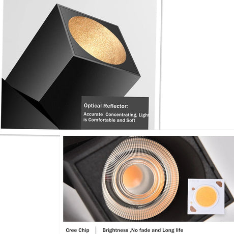 Dimmable COB LED Track Lights - Hans Lumiere