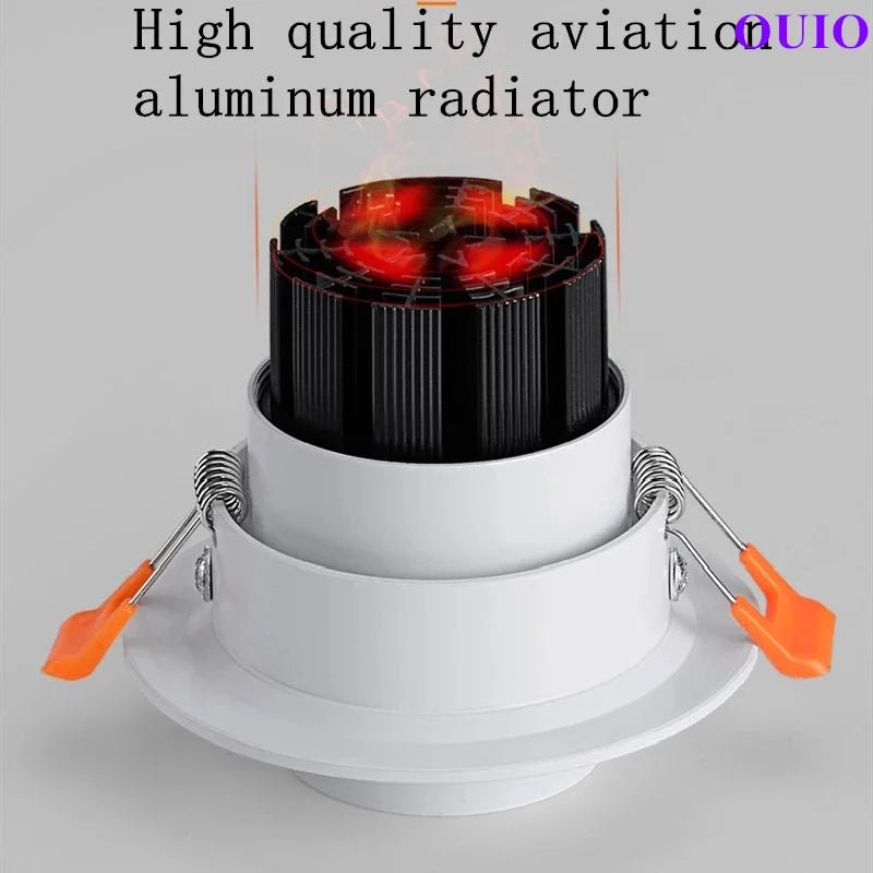 Dimmable Embedded Zoom 15 - 60 Degrees LED Downlights - Hans Lumiere