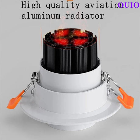 Dimmable Embedded Zoom 15 - 60 Degrees LED Downlights - Hans Lumiere