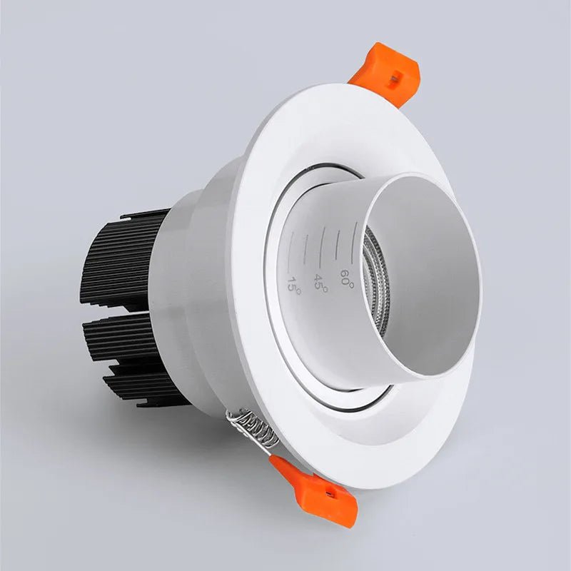 Dimmable Embedded Zoom 15 - 60 Degrees LED Downlights - Hans Lumiere