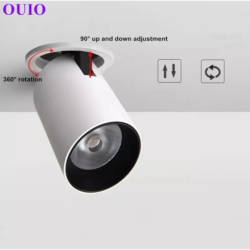 Dimmable Folding LED Downlight Spotlight - Hans Lumiere
