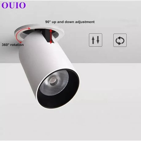 Dimmable Folding LED Downlight Spotlight - Hans Lumiere
