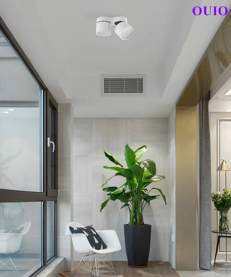 Dimmable Folding Rotating LED Downlight - Hans Lumiere