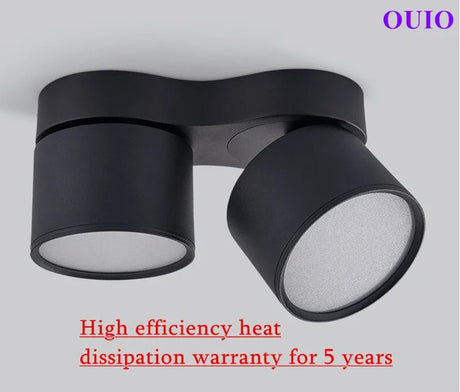 Dimmable Folding Rotating LED Downlight - Hans Lumiere