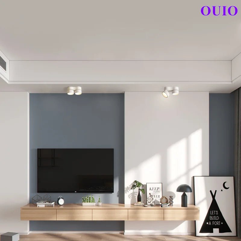 Dimmable Folding Rotating LED Downlight - Hans Lumiere