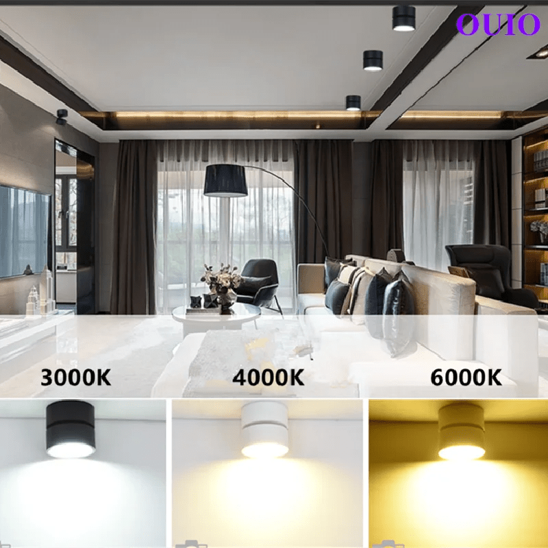 Dimmable Folding Rotating LED Downlight - Hans Lumiere