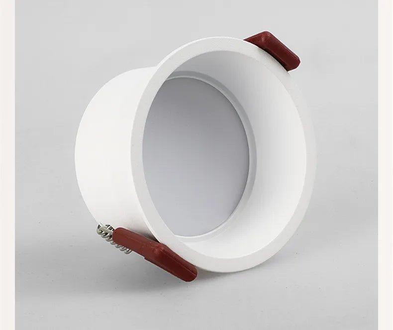 Dimmable NarrowSide Anti - Glare LED Round Recessed Downlight - Hans Lumiere