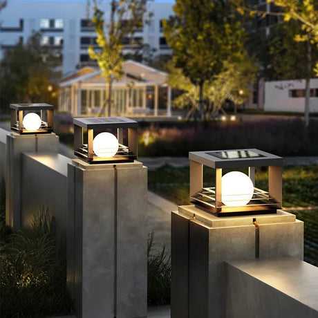 Dimmable Outdoor Waterproof 4 Color LED Solar Lawn Lamp - Hans Lumiere
