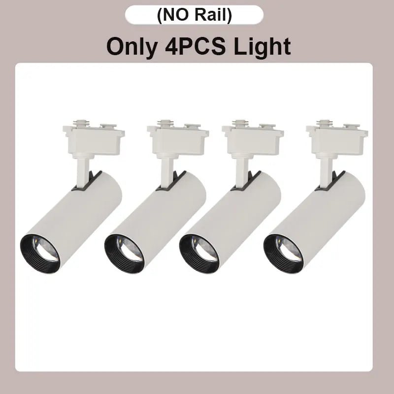 Dimming LED Track Light COB Spotlights - Hans Lumiere