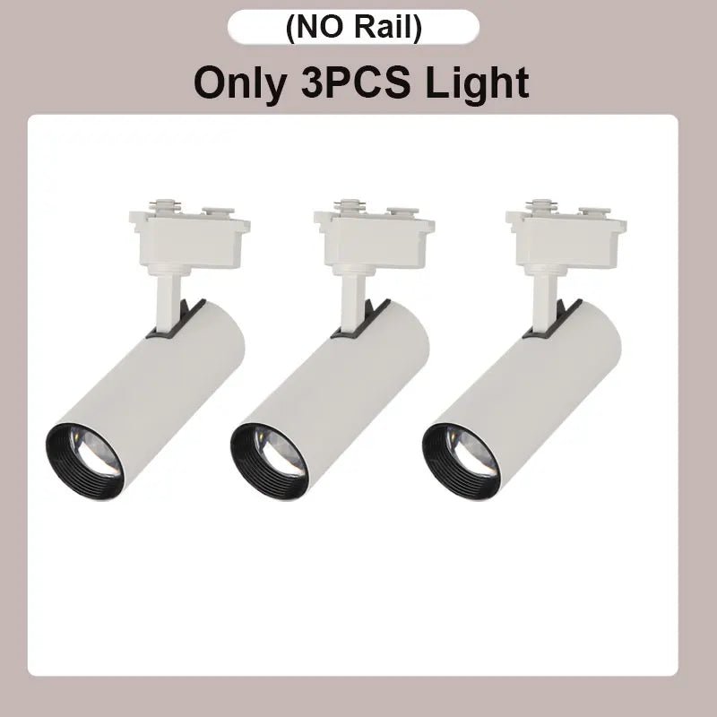 Dimming LED Track Light COB Spotlights - Hans Lumiere