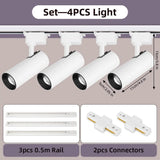 Dimming LED Track Light COB Spotlights - Hans Lumiere