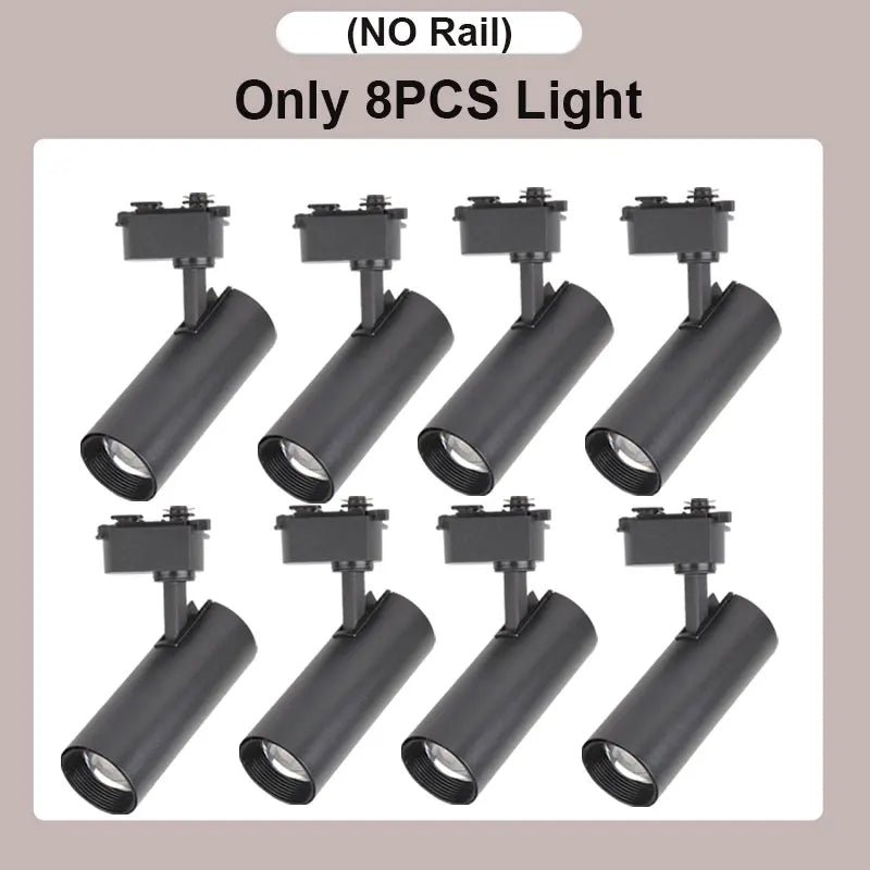 Dimming LED Track Light COB Spotlights - Hans Lumiere
