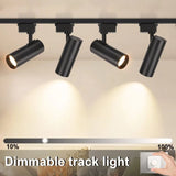Dimming LED Track Light COB Spotlights - Hans Lumiere
