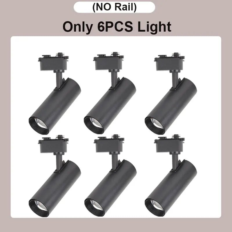 Dimming LED Track Light COB Spotlights - Hans Lumiere