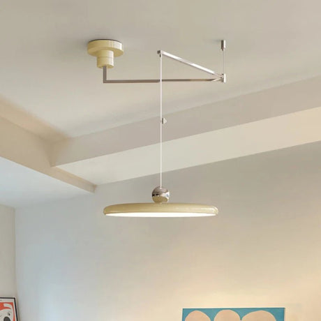 Dining Table LED Chandelier With Colorful Rocker Arm - Hans Lumiere