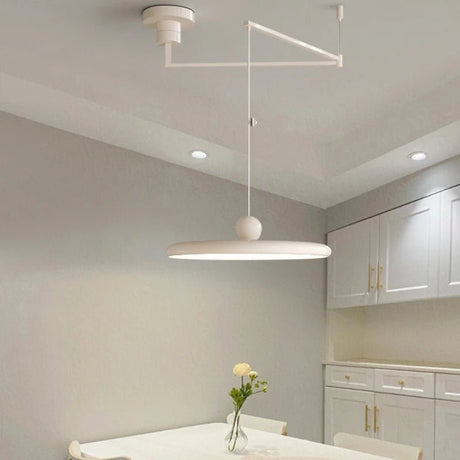 Dining Table LED Chandelier With Colorful Rocker Arm - Hans Lumiere