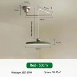 Dining Table LED Chandelier With Colorful Rocker Arm - Hans Lumiere