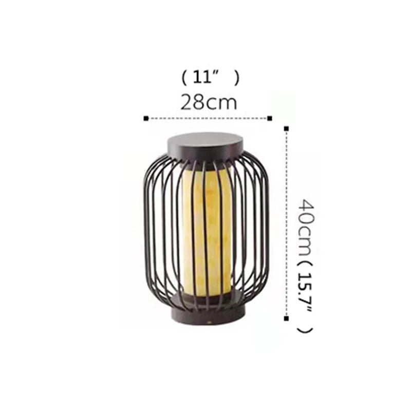 Dolomite LED Vintage Solar Lawn Lamp - Hans Lumiere
