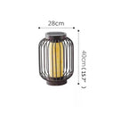 Dolomite LED Vintage Solar Lawn Lamp - Hans Lumiere