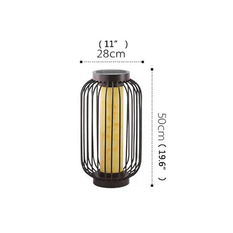 Dolomite LED Vintage Solar Lawn Lamp - Hans Lumiere
