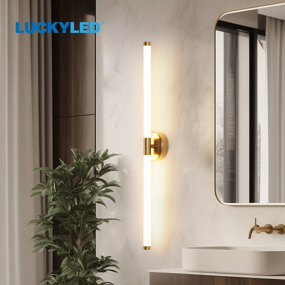Double Lampshade 800mm Long LED Wall Light - Hans Lumiere