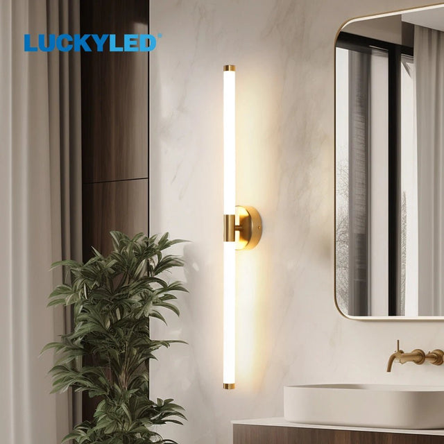 Double Lampshade 800mm Long LED Wall Light - Hans Lumiere